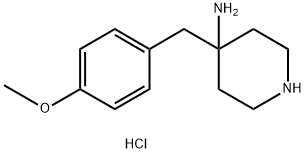 4-(4-Methoxybenzyl)piperidin-4-amine dihydrochloride Structure