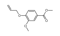 methyl 3-methoxy-4-(2-propenoxy)benzoate Structure
