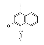 2-hydroxy-4-iodo-naphthalene-1-diazonium-betaine结构式