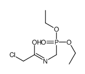 2-chloro-N-(diethoxyphosphorylmethyl)acetamide Structure