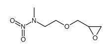 N-methyl-N-[2-(oxiran-2-ylmethoxy)ethyl]nitramide Structure