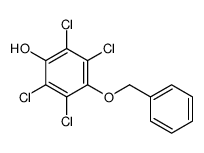 2,3,5,6-tetrachloro-4-phenylmethoxyphenol结构式