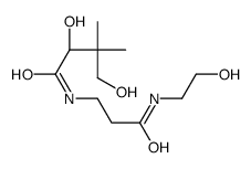 (2R)-2,4-dihydroxy-N-[3-(2-hydroxyethylamino)-3-oxopropyl]-3,3-dimethylbutanamide结构式