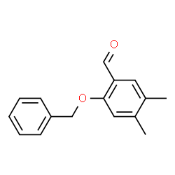 2-Benzyloxy-4,5-dimethylbenzaldehyde structure