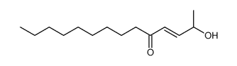 (E)-2-hydroxytetradec-3-en-5-one Structure