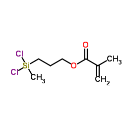 3-[Dichloro(methyl)silyl]propyl methacrylate structure