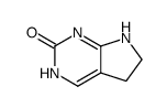 2H-Pyrrolo[2,3-d]pyrimidin-2-one, 1,3,5,6-tetrahydro- (9CI)结构式