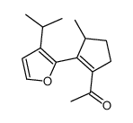 1-[(R)-3-Methyl-2-(3-isopropylfuran-2-yl)-1-cyclopenten-1-yl]ethanone picture