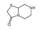 5H-Thiazolo[3,2-a]pyrazin-3(2H)-one,tetrahydro-(9CI) Structure
