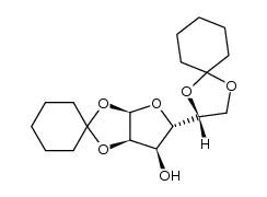 1,2:5,6-di-O-cyclohexylidene-α-D-allofuranose结构式