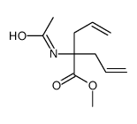 methyl 2-acetamido-2-prop-2-enylpent-4-enoate结构式