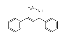 1,3-diphenyl-(E)-2-propenylhydrazine结构式