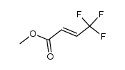 methyl (E)-3-(trifluoromethyl)propenoate结构式