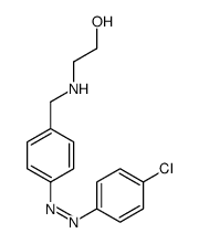 2-[[4-[(4-chlorophenyl)diazenyl]phenyl]methylamino]ethanol Structure