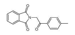 N-(p-Methylphenacyl)-phthalimide structure