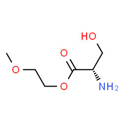 L-Serine, 2-methoxyethyl ester (9CI)结构式
