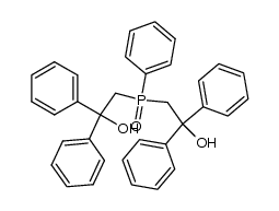 bis(2-hydroxy-2,2-diphenylethyl)(phenyl)phosphine oxide结构式