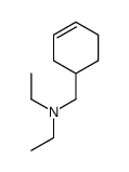 N-(cyclohex-3-en-1-ylmethyl)-N-ethylethanamine结构式