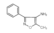 5-甲基-3-苯基-4-异恶唑胺结构式