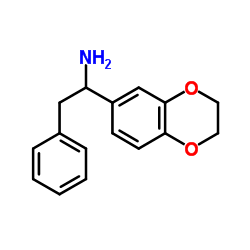 1-(2,3-DIHYDRO-BENZO[1,4]DIOXIN-6-YL)-2-PHENYL-ETHYLAMINE Structure