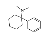 N,N-dimethyl-1-phenylcyclohexan-1-amine structure