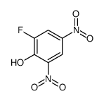 2-氟-4,6-二硝基苯酚结构式