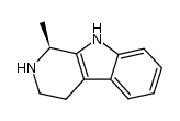 (S)-1-methyl-1,2,3,4-tetrahydro-9H-pyrido[3,4-b]indole Structure