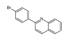2-(4-溴苯基)喹啉结构式