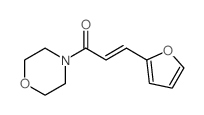 2-Propen-1-one,3-(2-furanyl)-1-(4-morpholinyl)- Structure