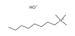 octyltrimethylammonium hydroxide Structure