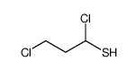 1,3-Dichloro-1-propanethiol Structure