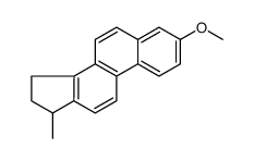 15H-Cyclopenta(a)phenanthrene, 16,17-dihydro-3-methoxy-17-methyl- Structure