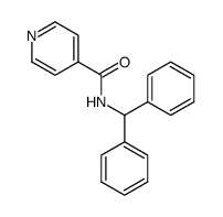 N-benzhydrylisonicotinamide Structure