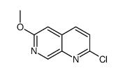 2-chloro-6-methoxy-1,7-naphthyridine structure