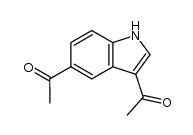 3,5-diacetylindole Structure