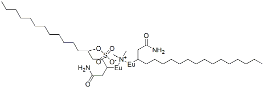 dimethylbis(3-stearamidepropyl)ammonium methyl sulphate结构式