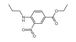 ethyl 3-nitro-4-(propylamino)benzoate结构式