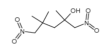 2,4,4-trimethyl-1,5-dinitro-pentan-2-ol Structure