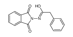 N-(1,3-dioxoisoindol-2-yl)-2-phenylacetamide结构式
