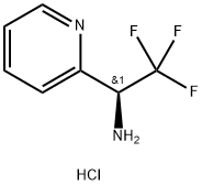 (S)-2,2,2-三氟-1-(吡啶-2-基)乙胺盐酸盐结构式