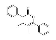 3,6-Diphenyl-4,5-dimethyl-2H-pyran-2-one Structure