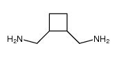 1,2-bis-(aminomethyl)-cyclobutane结构式