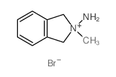 1H-Isoindolium,2-amino-2,3-dihydro-2-methyl-, bromide (1:1)结构式