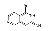 1-溴-2,6-萘啶-3-胺结构式