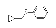 N-(cyclopropylmethyl)benzenamine结构式