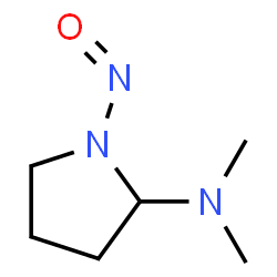 2-Pyrrolidinamine,N,N-dimethyl-1-nitroso-(9CI) structure