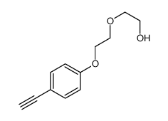 2-[2-(4-ethynylphenoxy)ethoxy]ethanol结构式