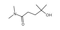 4-Hydroxy-4-methylvaleriansaeure-dimethylamid Structure
