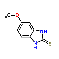 5-Methoxy-2-benzimidazolethiol structure