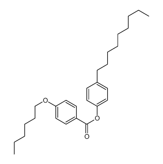 (4-nonylphenyl) 4-hexoxybenzoate结构式